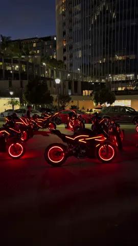 do we win best costumes #bikergirl #motorcycle #tron #halloween #halloweencostume 