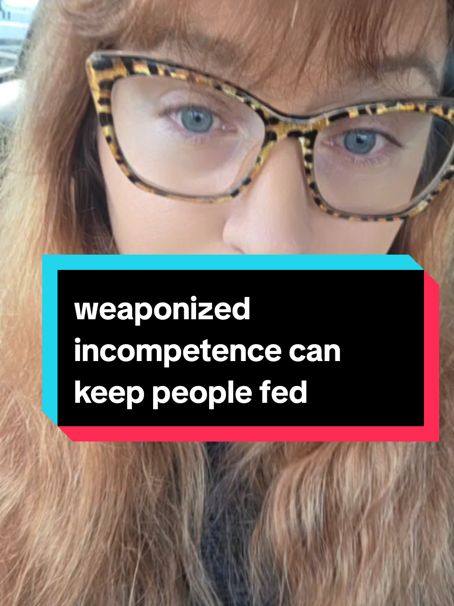 weaponized incompetence can keep people fed #leftist #snap #food #politics #news 