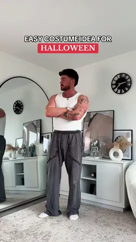 Easy last minute Halloween costume for the guys (Damon salvatore) 🧛👀 #fypシ゚ #mensfashion #fashion #halloween #damonsalvetore 