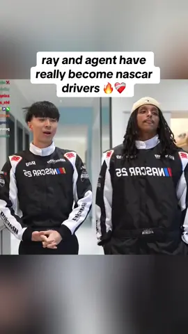 ray and agent have really become nascar drivers 🔥❤️‍🩹#ray #rayasianboy #nascar #fyp #viral