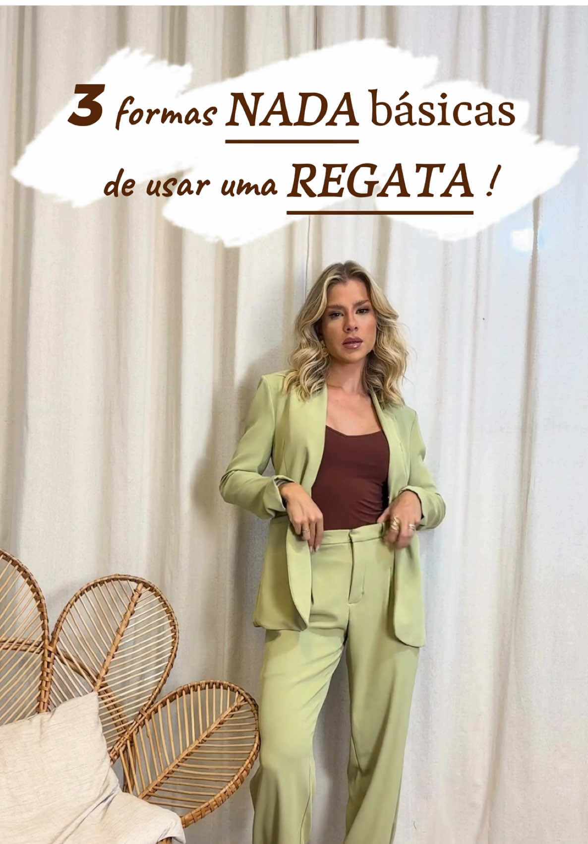 Agora você sabe como usar uma regata como peça chave em um look NADA sem graça 😉✨🌊