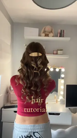 hair tutorial for everyone asking since last week!! #hair #curls #hairtutorials #fyppo#heatlesscurls 