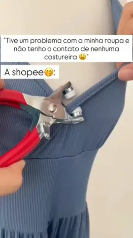 Alicate Aplicador Com 100 Botões De Metal De Pressao Para Roupa. #alicate #alicateaplicador #acheinashopee #fy #viral 