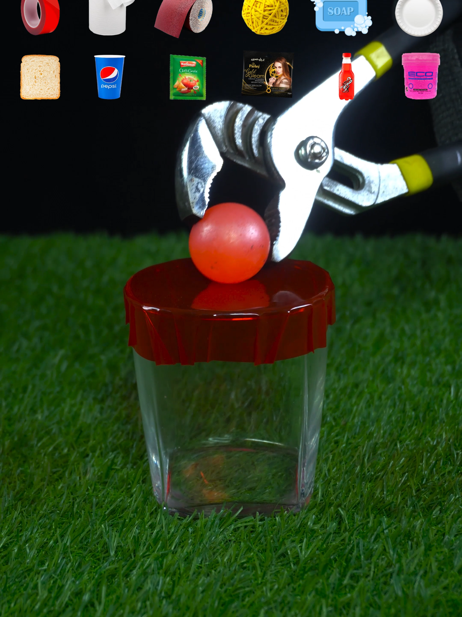 1000°C Red Hot Metal Ball vs lamination tape + tissue paper + emery cloth + rubber band + soap + foam plate + bread + pepsi cup + ketchup + bleach + string + gel what happen next? #experiment #asmr #satisfyingvideos #Science #scienceexperiment #treanding #foru #foryouppage #fyp #tiktokviral #unitedstates #unitedkingdom #hotball #asmrsound #lamination #tape #tissuepaper #emerycloth #rubberband #soap #styrofoam #bread #pepsi #cup #ketchup #bleach #aluminiumfoil #string #gel #everything