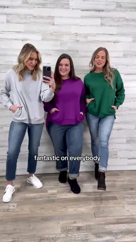 The fall sweatshirt that looks & feels good on everybody ❤️ #crewneck #sweatshirt #oversizedsweatshirt #casualoutfits #tiktokshopcreatorpicks 