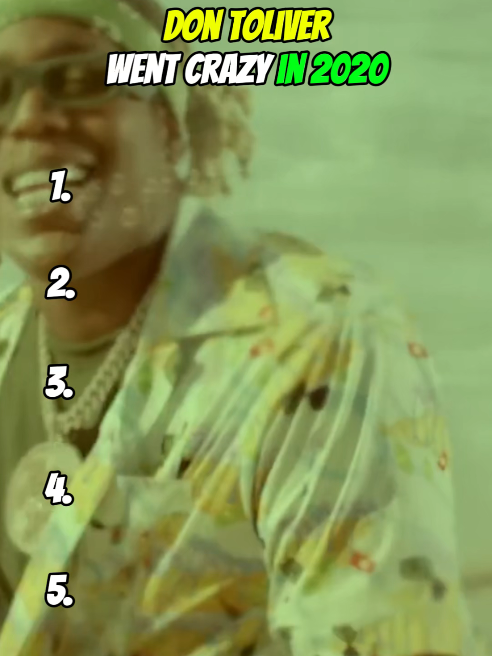 DON TOLIVER WENT CRAZY IN 2020 #dontolivermusic #lemonade #noidea #cardigan #2020 