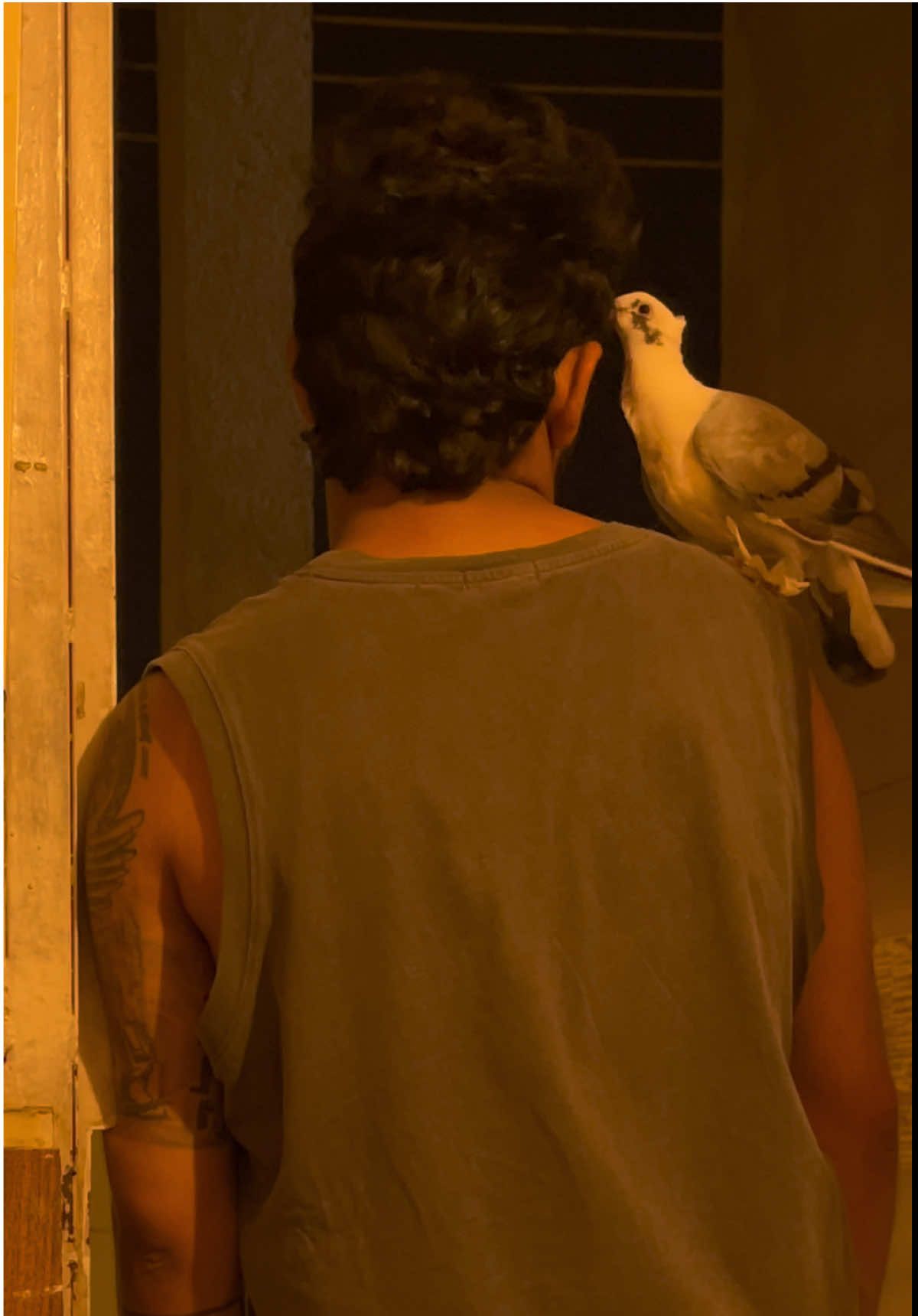 بيني وبينها ألف حكاية صمت.. تفهمني بلا كلام، وتمنح يومي سلامًا لا يُقال. 🕊️❤️