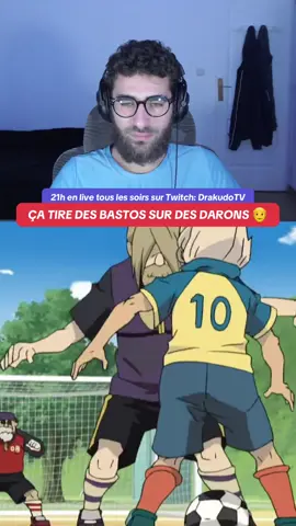 En live tous les soirs à 21h00 sur Twitch !! ⚽️ #anime #manga #inazumaeleven 