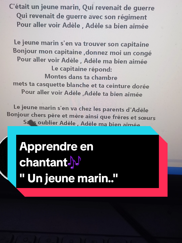 #imparafrancese🇫🇷 #canzoniinfrancese #lyrics_songs #imparacantando #francese 