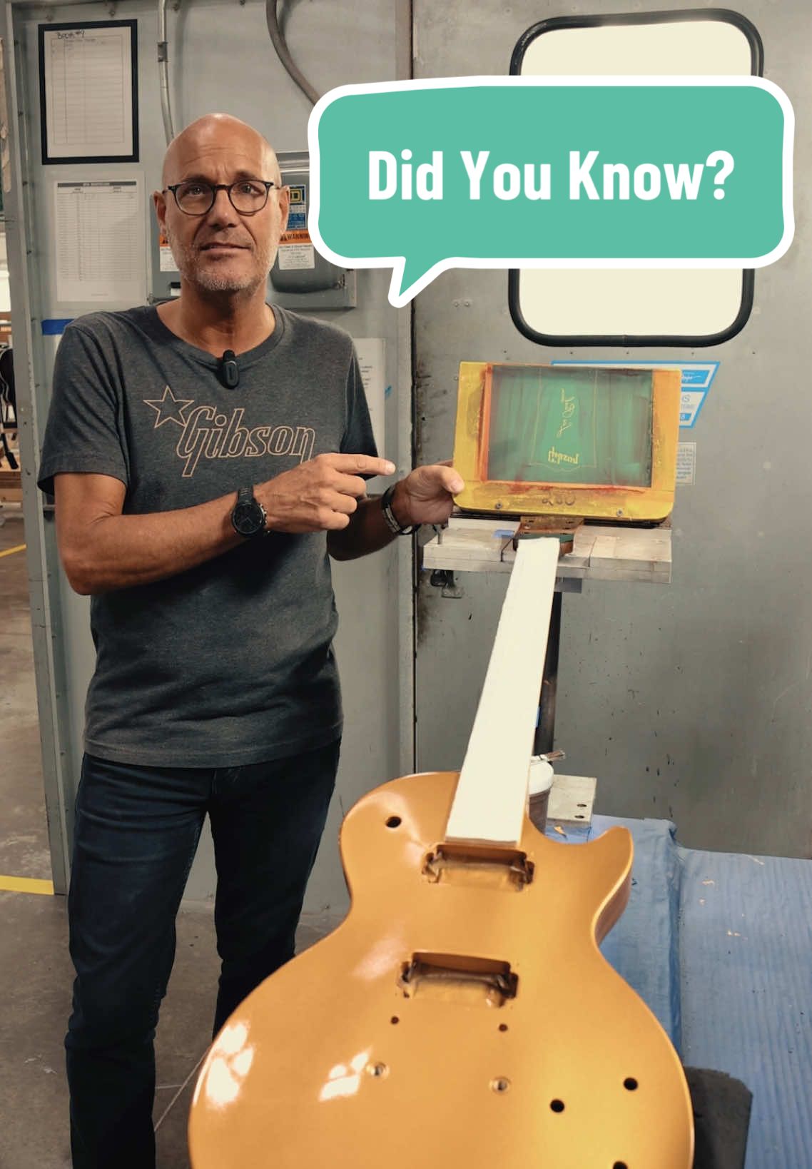 We’re back with another fun fact from our Master Luthier Jim DeCola!    This month—Did you know that every piece of artwork on our iconic headstocks is applied using a process that has deep roots in music throughout history?    Got a favorite Gibson headstock? Tell us in the comments!    Stay tuned for more. #Gibson50