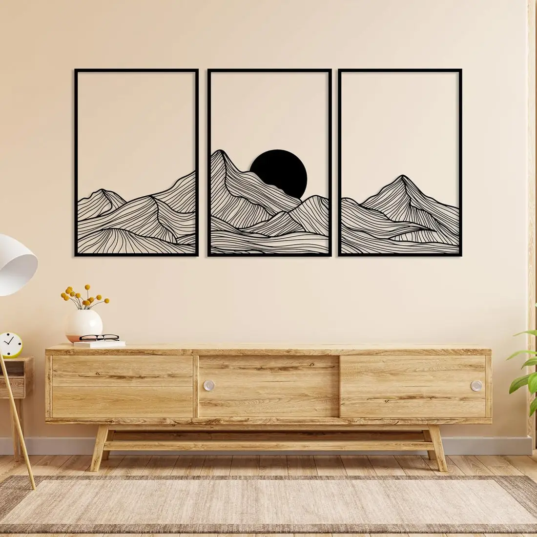 Take a look at this wall art DXF design alongside its mockup, see how it can transform into a real finished piece! Perfect for laser, plasma, or CNC router, fully optimized for clean and precise cutting. Download this DXF file from our website and bring your own version to life today! #DXF #DXFFiles #WallArt #LaserCut #CNCDesigns #CNCProjects #RouterCNC #PlasmaCNC #MetalArt #DecorativePanels #DigitalDesign #DXFDownload #CNCFiles #DesignForCNC