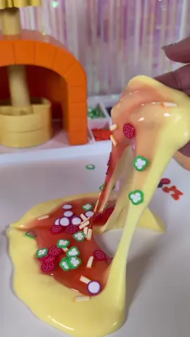 More Pizza slime! . Slime Pizza Kit from FiveBellow! Very fun 😊 🍕  . #asmr #fivebelowfinds #pizzalover #slimekit #pizza 