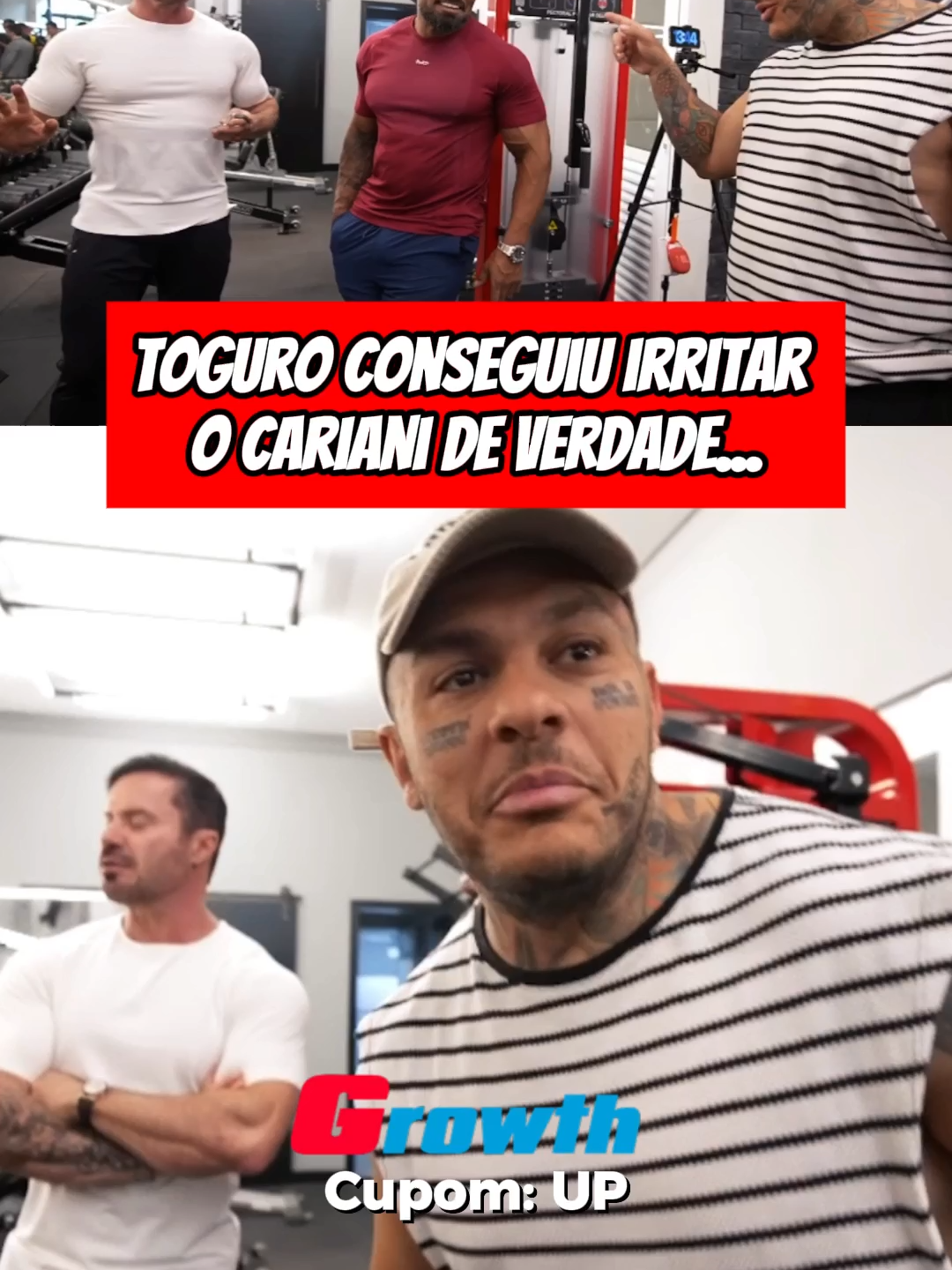 🏷️ Cupom “UP” na @growth.supplements  . . . #renatocariani #toguro