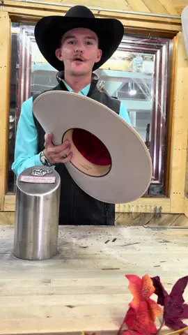 Century of hats! Starting with the 1920’s! Tom Mix up first.  Crown- Heavy Pinch Puncher Brim Front- Round Brim shape- Low w/Pencil curl #thecowlot #cowboy #cowboyhat #fyp #throwback 