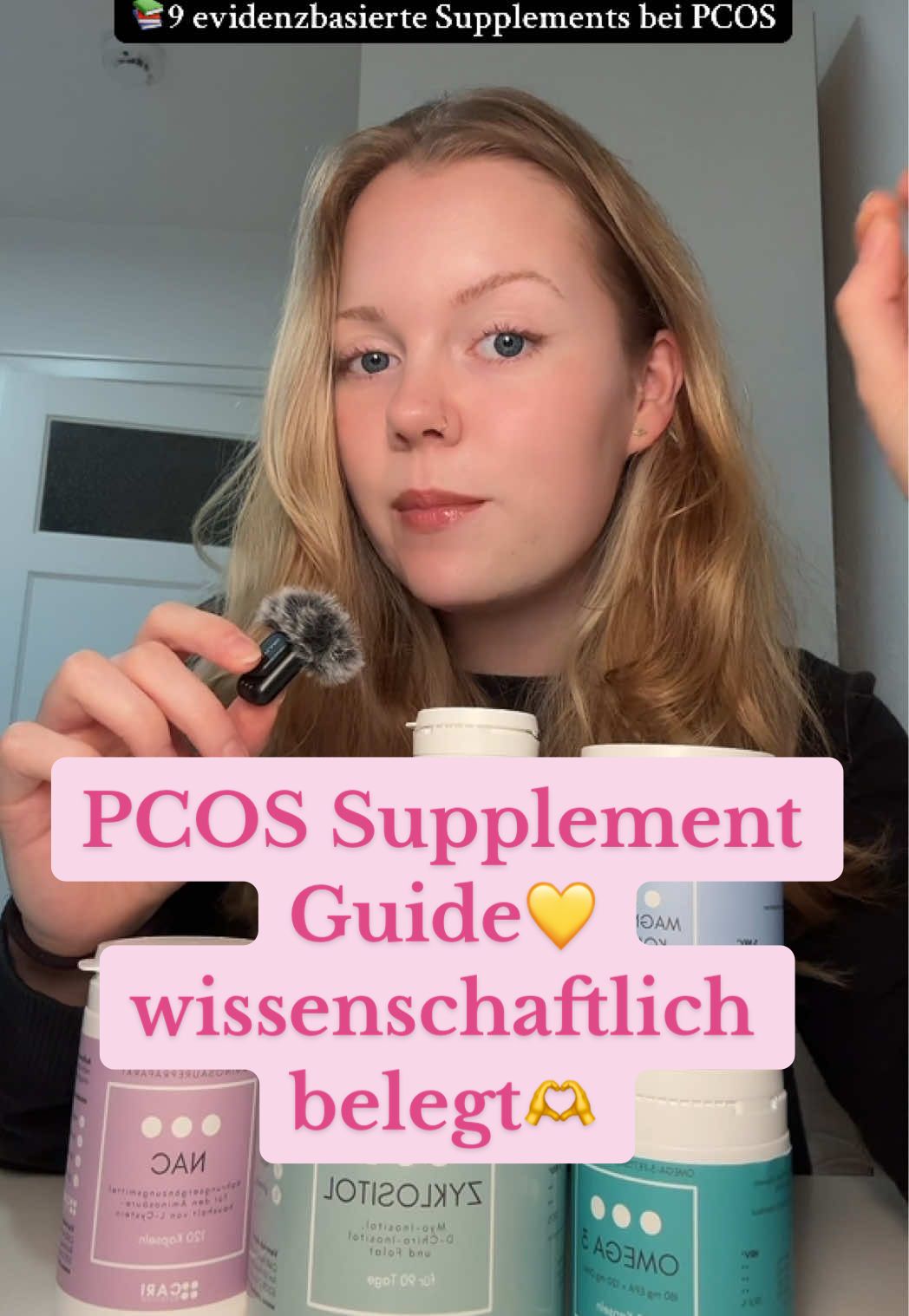 Anzeige | Wenn du PCOS, schau dir das Video ganz an‼️ Diese Supplements wurden wissenschaftlich untersucht – und können Frauen mit PCOS auf ganz unterschiedliche Weise unterstützen 🌿 Von Hormonbalance über Insulinsensitivität bis Stressreduktion – hier ist dein Überblick, was wirklich evidenzbasiert wirkt. 📚 Dennoch gilt: Supplements sind nicht der alleinige Schlüssel und ersetzen keine ärztliche Behandlung und Lebensstilanpassung.  🖤 Im BLACK MONTH (1.11.–1.12.) bei CARI Nutrition gibt es bis zu 40%!🤫 Zusätzlich könnt ihr ab dem 1.11. mit dem Code HANNA5 nochmal 5% sparen🫶   #pcostipps #PCOS #pcosawareness #hormonbalance #pcosdeutschland 