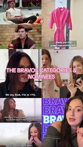 The Bravos categories & nominees! @Bravo #thebravos #bravocon #rhoslc #rhop #bravotv  #bravocon2025 #realhousewivestiktok #bravotiktok #bravotiktoker #summerhouse #southerncharm #southernhospitality #rhony #rhoc #rhom #andycohen 