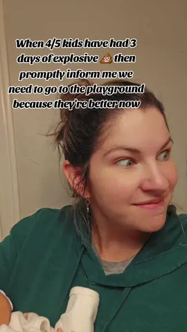 The light at the end of the poo-splosion tunnel #MomsofTikTok #imsotired #momlife #momoffive #postpartum 