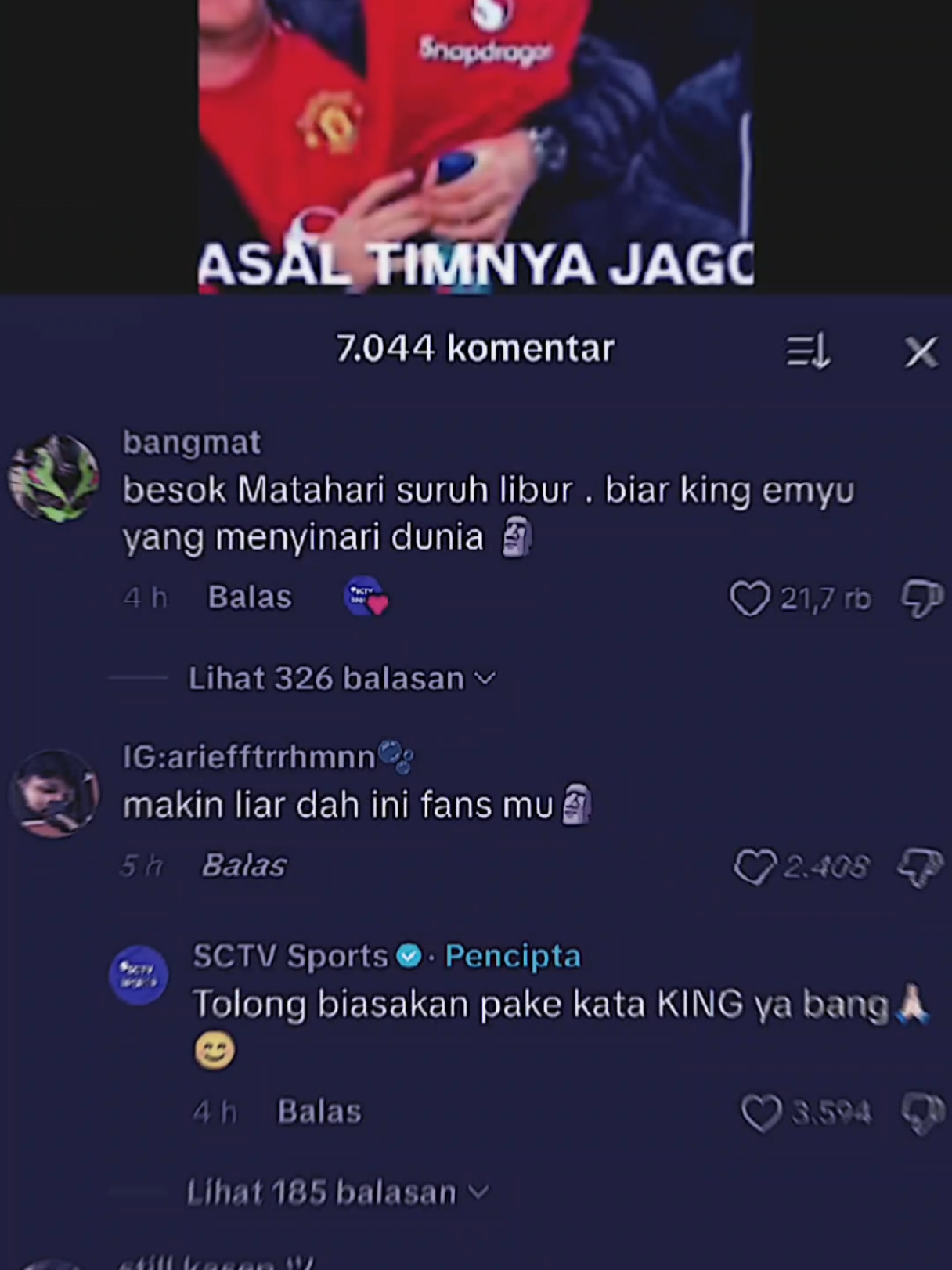 King Mu👑: Menang merayakan, Kalah kapan bang  #meme #manchesterunited #manchestercity #liverpool #arsenal 