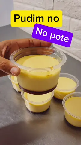 Pudim no Pote. Link do Potinho na Bio ou comente 