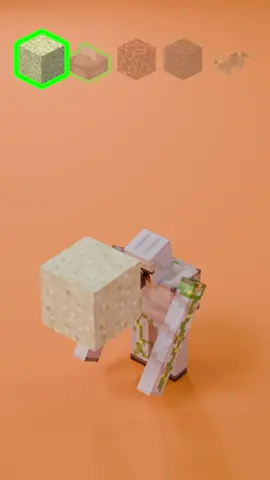 Minecraft Iron Golem in 3D — so satisfying! 😍 #Minecraft #3danimation #satisfying #simulation #3d