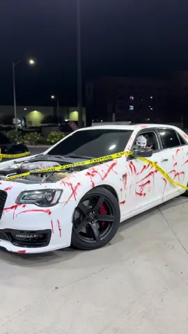 Art the clown in a hellcat 🐈‍⬛ #chrysler #fyp #viral #300 #fypシ 