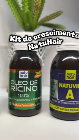 Usando o kit de crescimento da Natuhair #cachos #natuhair #crescimentocapilar #oleosessenciais 