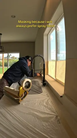 Lot of masking for 1 window sill🤣 #interiorpainting #handmasker #paintingtrim #sherwinwilliams 