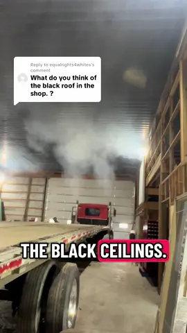 Replying to @equalrights4whites we love them so far! Just started on the shop 6 months ago so it’s just starting to get used! #barndominium #shop #mechanic #semitruck 