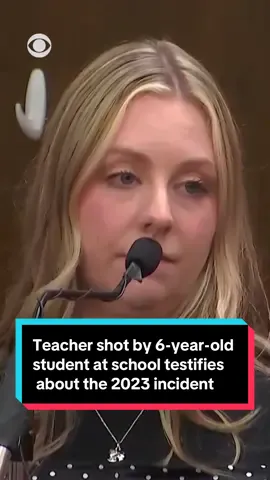 Abby Zwerner, a former Virginia teacher who was shot by a 6-year-old student in her classroom in January 2023, testified Thursday that she thought she had died in the shooting. 