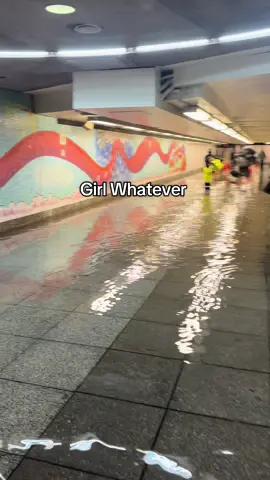it’s not that deep #girlwhatever #mtaflood #rainyday