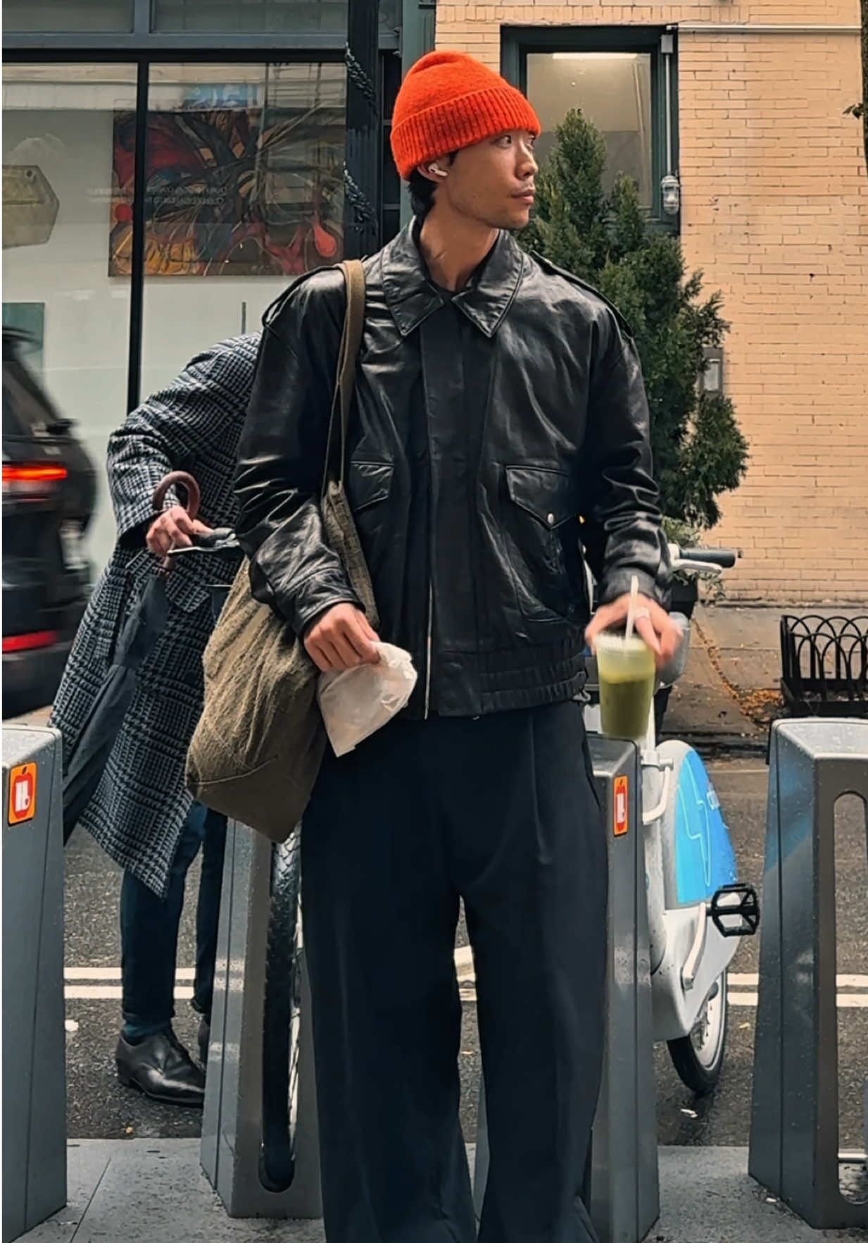 Fall outfit idea Jacket @California Arts  Pants @studionicholson  . . . #outfitinspo #fallfashion #mensfashion #vintagefashion #foryou 