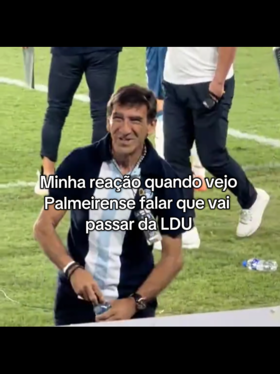 Será que eles acreditam mesmo nisso? #palmeiras #ldu #libertadores #meme #futebol 