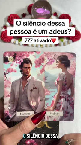 O silêncio da pessoa amada é um adeus? #cartomante #mensagemdotarot #tarot #marabo #paravoce  @Cigana Esmeralda💎  @Cigana Esmeralda💎  @Cigana Esmeralda💎 