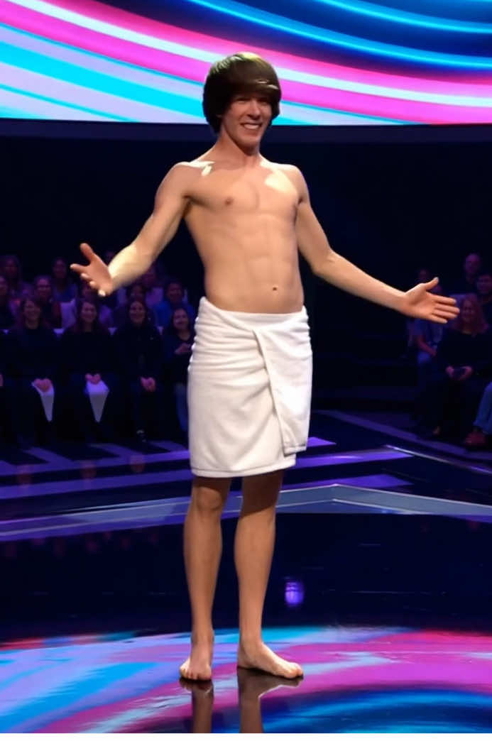 My towel almost slipped on LIVE TV 😳 📺 