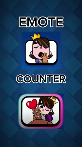 CLASH ROYALE EMOTE VS COUNTER EMOTE#fyp #CR #clashroyale #viral #fyp 