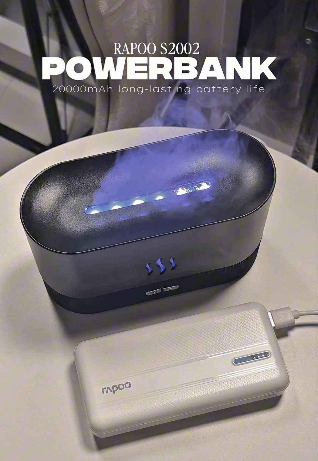 24hours of non-stop power! Rapoo Powerbank got you covered 🔋⚡#powerbank #rapoopowerbank #20000mah 