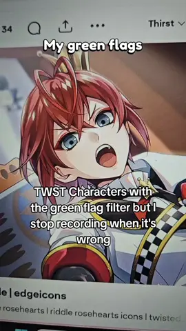 Silver's recorded twice and I am too lazy to fix it🫩 #twst #twistedwonderland #greenflags 