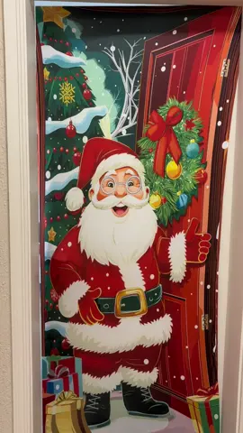 Capa de porta de Natal 🎄#decoraçãodenatal #natal2025 #megabazar 
