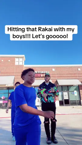 Hitting that Rakai “Turn up” dance with my boys! Not bad for 46 years old! 