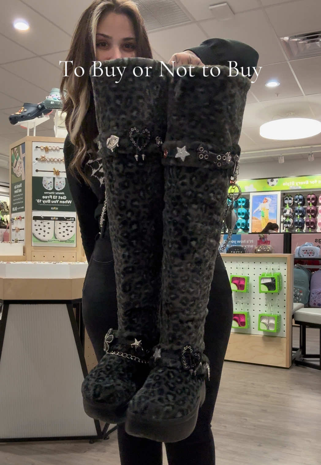 The new T-Pain Boots with the Fur @Crocs do I scoop or nah? #croc #tpain #boots #fur #shoes 
