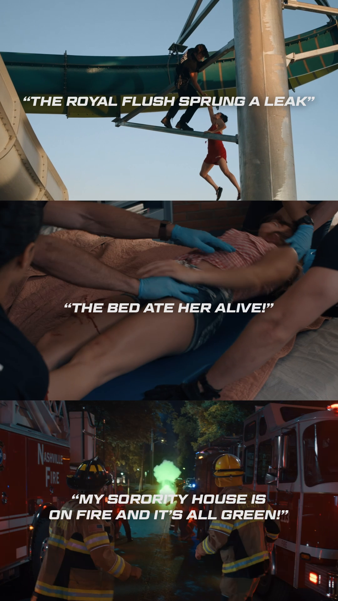 Meanwhile, our emergency is 