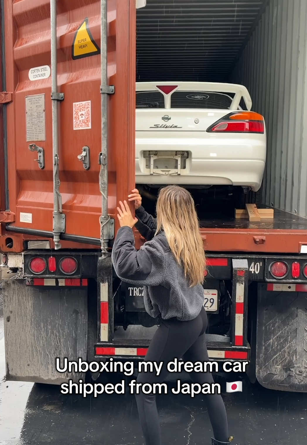 #nissanpartner 8 years later… my @Nissan USA S15 is finally home. It rained the day I found her in Japan. It rained again when she landed here. The universe has a way of nodding back 🙂‍↕️