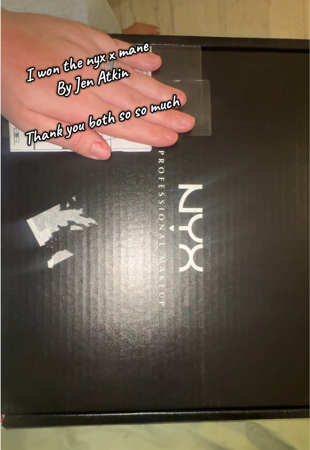 I won the @NYX Professional Makeup and @Mane by Jen Atkin giveaway! Thank you both so so much! Cannot wait to see what I get from Mane! I am extremely grateful!!  #nyxcosmetics #manebyjenatkin #giveawaywinner  #grateful  #makeup 