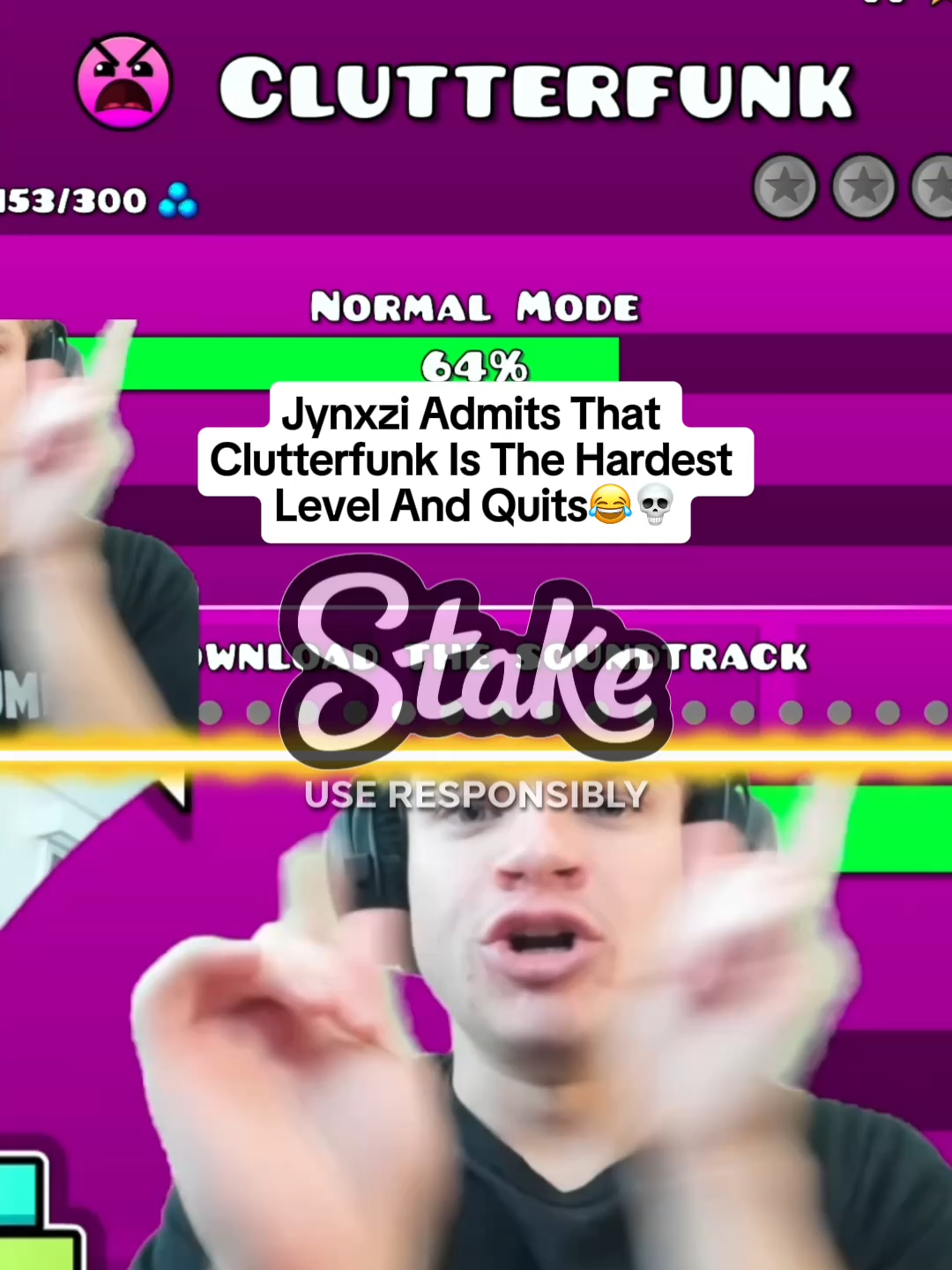 Jynxzi Admits That Clutterfunk Is The Hardest Level And Quits😂💀 #jynxzi #jynxziclips #jynxzirage #jynxzifunnymoments #viralvideos #fyp #geometrydash @jynxziontwitch