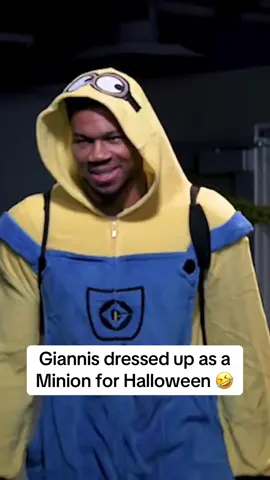 Giannis in the Halloween spirit 🎃 (via @Bucks) #NBA #basketball #giannis #bucks #halloween 