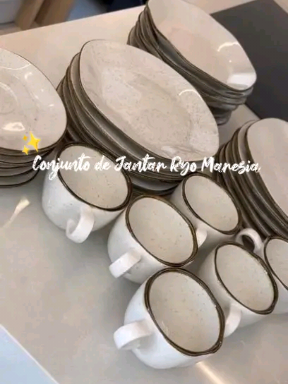 Sua cozinha nunca mais vai ser a mesma com esse conjunto Ryo Maresia 30 peças ✨ #donadecasa #achadosdecasa #casa #enxoval #foryou 