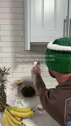 wifey things #fiance#kitchen#cooking#loveyou#ring 