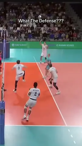 Very interesting defensive positioning #volleyball #fail #funny #defense 