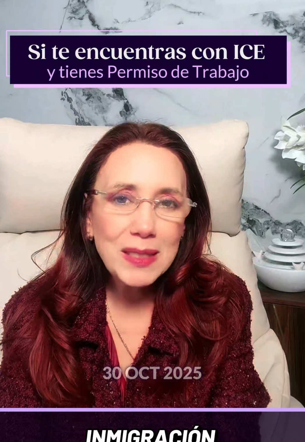 🤔 ¿Qué pasa si me encuentro con ICE y tengo permiso de trabajo? • #ICE #redadas #permisodetrabajo #inmigrantes #habeascorpus • inmigrandoconkathia • Kathia Quiros • AbogadaKathia • USA • EEUU • 