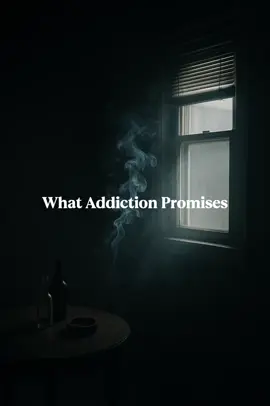 Addiction promises peace… but leaves you empty. Recovery begins the moment you stop believing its lies. 🕯️ #AddictionRecovery #Sobriety #MentalHealthAwareness #TraumaHealing #YouAreNotAlone